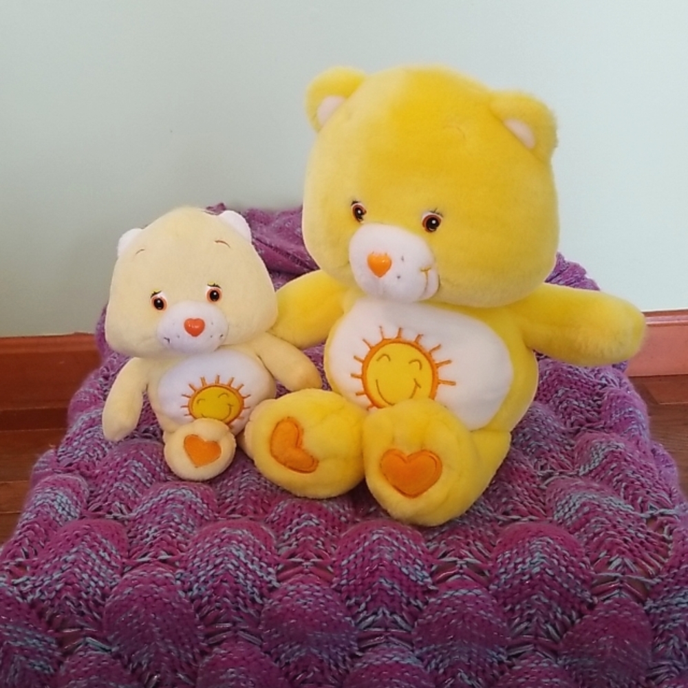 Funshine Bear set of 2 - Care Bears - 2002 collection